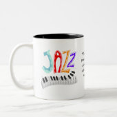 Tasse 2 Couleurs Jazz Lettering (Gauche)