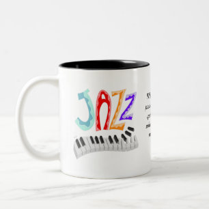 Tasse 2 Couleurs Jazz Lettering