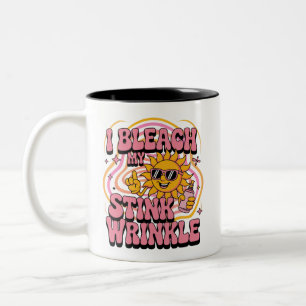 Tasse 2 Couleurs Je blanchis mon pli puant Sarcasique Drôle de Gag 