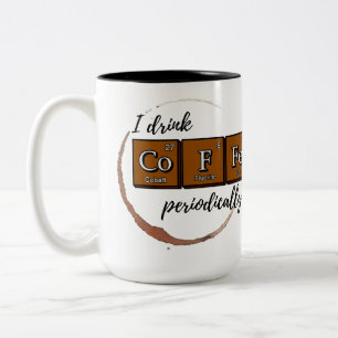 Tasse 2 Couleurs "Je bois régulièrement du café CoFF" 15 oz de tass
