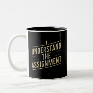 Tasse 2 Couleurs Je comprends l'affectation Vote Kamala's 2024