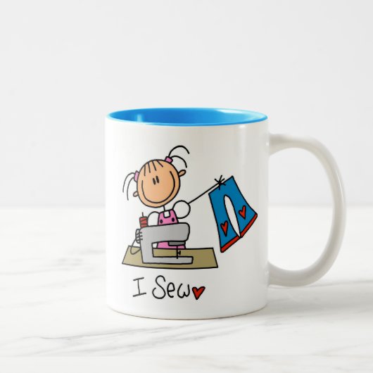 Tasse 2 Couleurs Je couds (Droit)