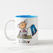 Tasse 2 Couleurs Je couds (Gauche)