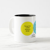 Tasse 2 Couleurs Je crois aux miracles (Devant gauche)