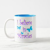Tasse 2 Couleurs Je crois aux miracles (Gauche)