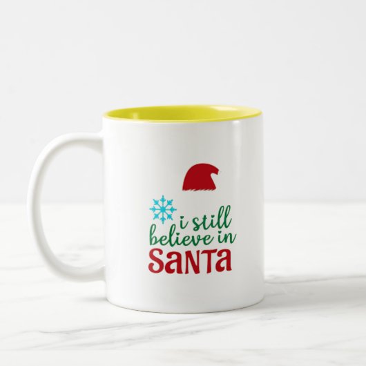 Tasse 2 Couleurs Je Crois Toujours À Père Noël (Gauche)
