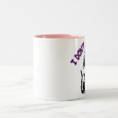 Tasse 2 Couleurs "Je des cadeaux de chat ne fais pas matins" (Centre)