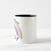 Tasse 2 Couleurs Je déteste chacun également (Centre)