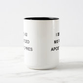 Tasse 2 Couleurs Je déteste des apostrophes mal placées (Centre)