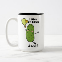 Je Dink à l'Aube Pickleball Cadeau Personnalisé po