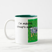 Tasse 2 Couleurs Je fais les yeux des moutons.... (Gauche)