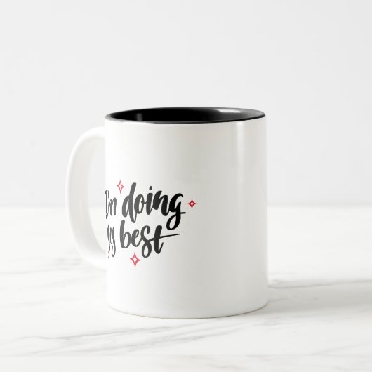 Tasse 2 Couleurs Je fais ma meilleure proposition (Devant gauche)