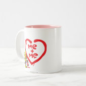 Tasse 2 Couleurs Je + Je (Devant gauche)