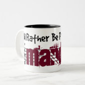 Tasse 2 Couleurs Je jouerais plutôt ma mandoline (Devant gauche)