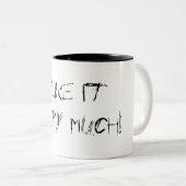 Tasse 2 Couleurs Je l'aime BEAUCOUP ! (Devant droit)