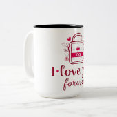 Tasse 2 Couleurs Je le fais (Devant gauche)