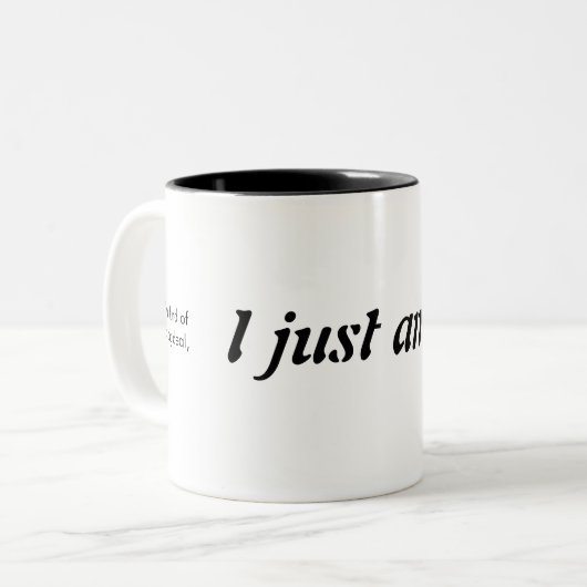 Tasse 2 Couleurs Je le suis ! (Devant gauche)