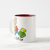Tasse 2 Couleurs Je lis (Devant gauche)