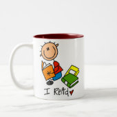 Tasse 2 Couleurs Je lis (Gauche)