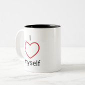 Tasse 2 Couleurs Je M'Aime (Devant gauche)