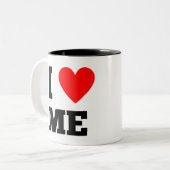 Tasse 2 Couleurs Je m'aime (Devant gauche)