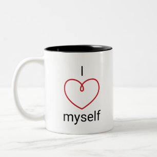 Tasse 2 Couleurs Je m'aime le design