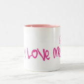 Tasse 2 Couleurs Je m'aime papillon (Centre)