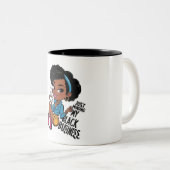 Tasse 2 Couleurs Je me fiche de mon entreprise noire (Devant droit)