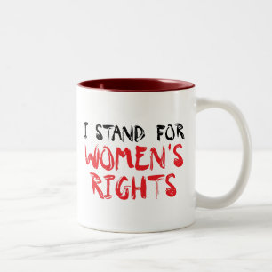 Tasse 2 Couleurs "Je me tiens pour la liberté des femmes"