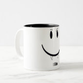 Tasse 2 Couleurs Je mords le visage (Devant gauche)