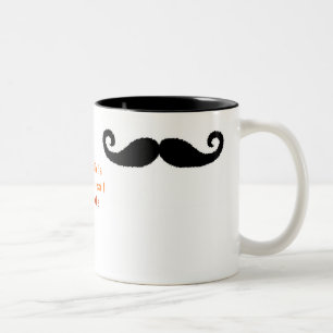 Tasse 2 Couleurs Je Moustache...