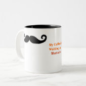 Tasse 2 Couleurs Je moustache (Devant gauche)