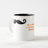 Tasse 2 Couleurs Je Moustache... (Devant gauche)