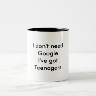 Tasse 2 Couleurs Je n'ai pas besoin de Google