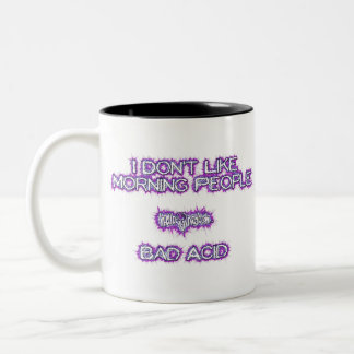 Tasse 2 Couleurs Je n'aime pas les gens du matin