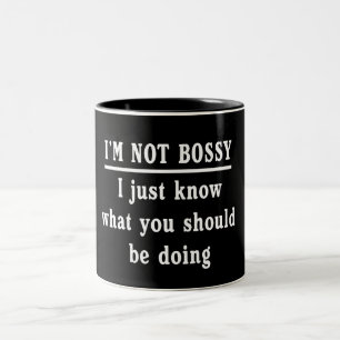 Tasse 2 Couleurs Je ne suis pas autoritaire