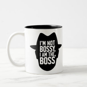 Tasse 2 Couleurs Je ne suis pas le patron, je suis le patron