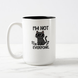 Tasse 2 Couleurs Je ne suis pas pour tout le monde et c'est bien T