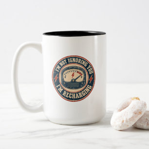 Tasse 2 Couleurs Je ne vous ignore pas, je recharge – Vintage