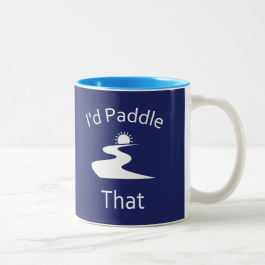 Tasse 2 Couleurs Je pagayerais ça (Droit)