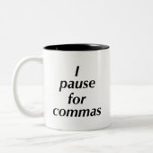 Tasse 2 Couleurs Je Pause Pour Les Commandes (Gauche)