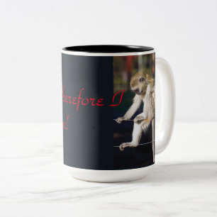 Tasse 2 Couleurs Je pense donc que je suis
