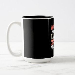 Tasse 2 Couleurs Je Peux Commencer À Parler De Snowboard En Tout Te