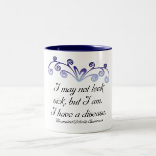Tasse 2 Couleurs Je peux ne pas sembler… le rhumatisme articulaire