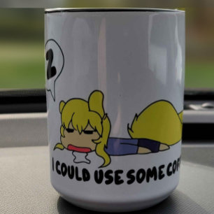 Tasse 2 Couleurs Je Pourrais Utiliser Du Café