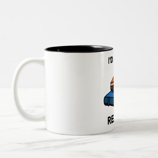 Tasse 2 Couleurs Je préfère lire (Gauche)
