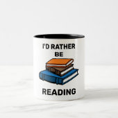 Tasse 2 Couleurs Je préfère lire (Centre)