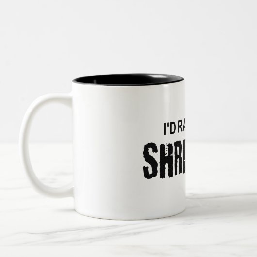 Tasse 2 Couleurs Je préfère me déchiqueter (Gauche)