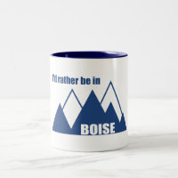 Je Préférerais Être À Boise Idaho Mountain
