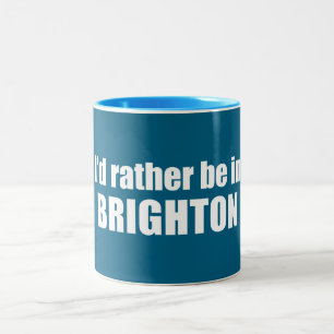 Tasse 2 Couleurs Je préférerais être à Brighton Utah